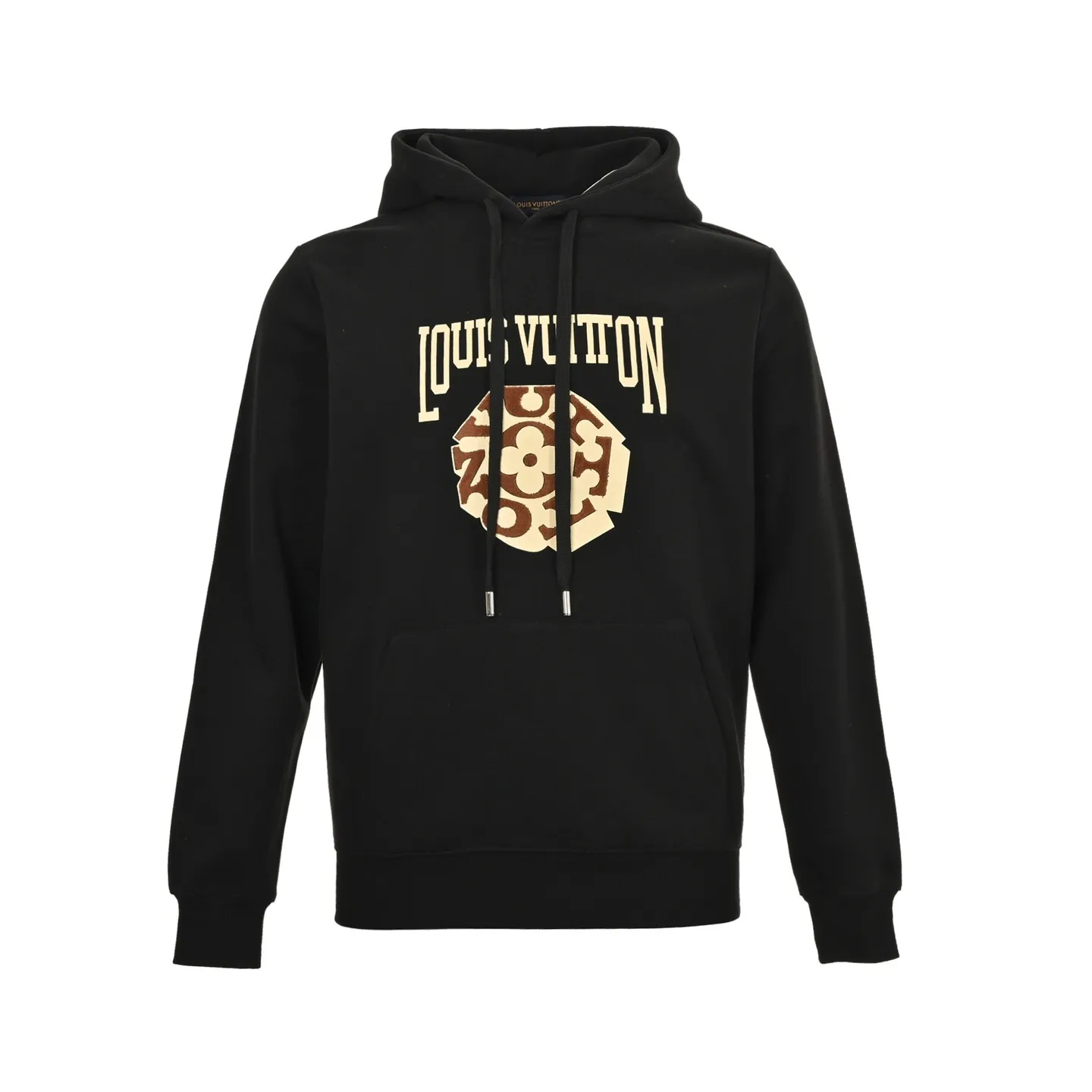 Louis Vuitton/Louis Vuitton 25Fw 3D letter patch hooded sweatshirt